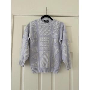 Vintage Jolie Geometric Sweater small medium